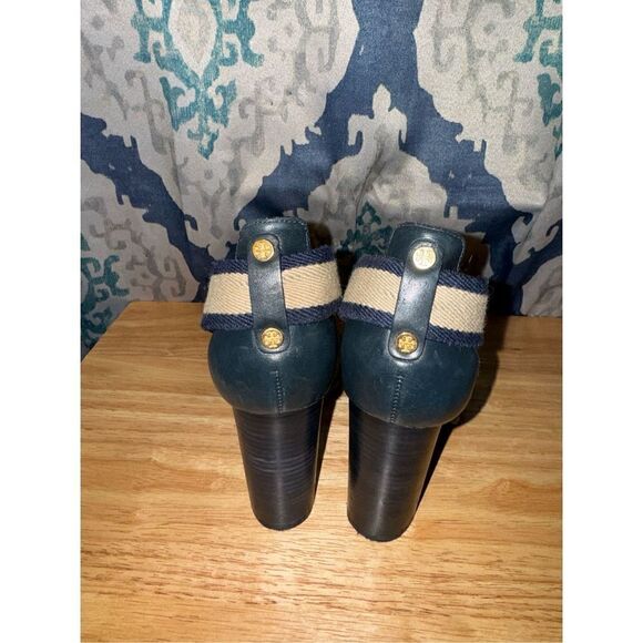 Tory Burch Elastic Strapped Heels, Size 8.5 - Picture 2 of 7